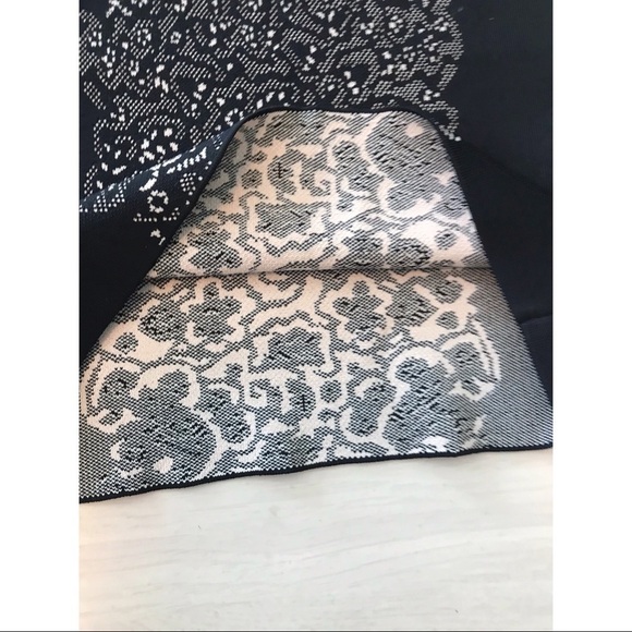 BCBGMAXAZRIA Elena Lace Front Pencil Skirt - Picture 4 of 9